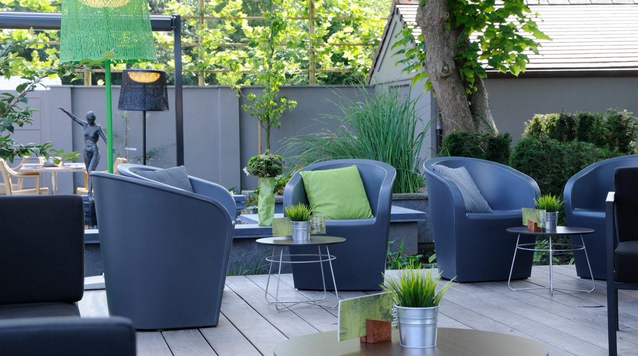 Tuin &amp; Terras Mosselrestaurant De Oude Haven